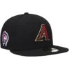 Men's Arizona Diamondbacks New Era Black 9/11 Memorial Side Patch 59FIFTY Fitted Hat