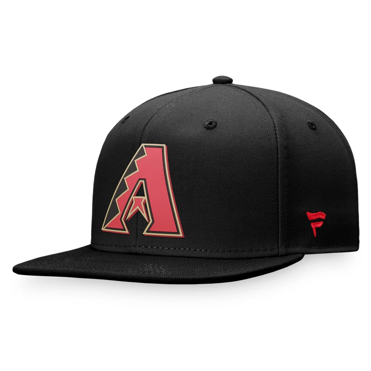 Men's Arizona Diamondbacks Fanatics Branded Black/ State Side Two-Tone Snapback Hat - Image 3