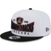 Men's Arizona Diamondbacks New Era White/Black Crest 9FIFTY Snapback Hat