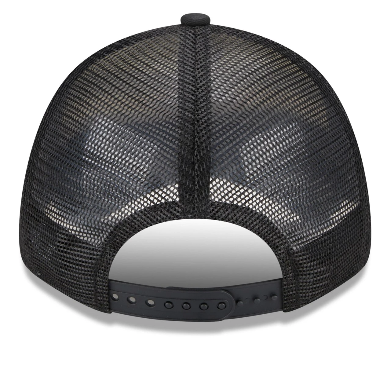 Men's Arizona Diamondbacks New Era White/Black Team Stripe Trucker 9FORTY Snapback Hat - Image 4