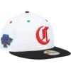 Men's Cincinnati Reds New Era White/Black 150th Anniversary Primary Eye 59FIFTY Fitted Hat