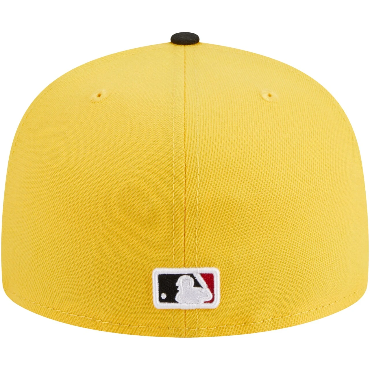 Men's Cincinnati Reds New Era Yellow/Black Grilled 59FIFTY Fitted Hat - Image 4