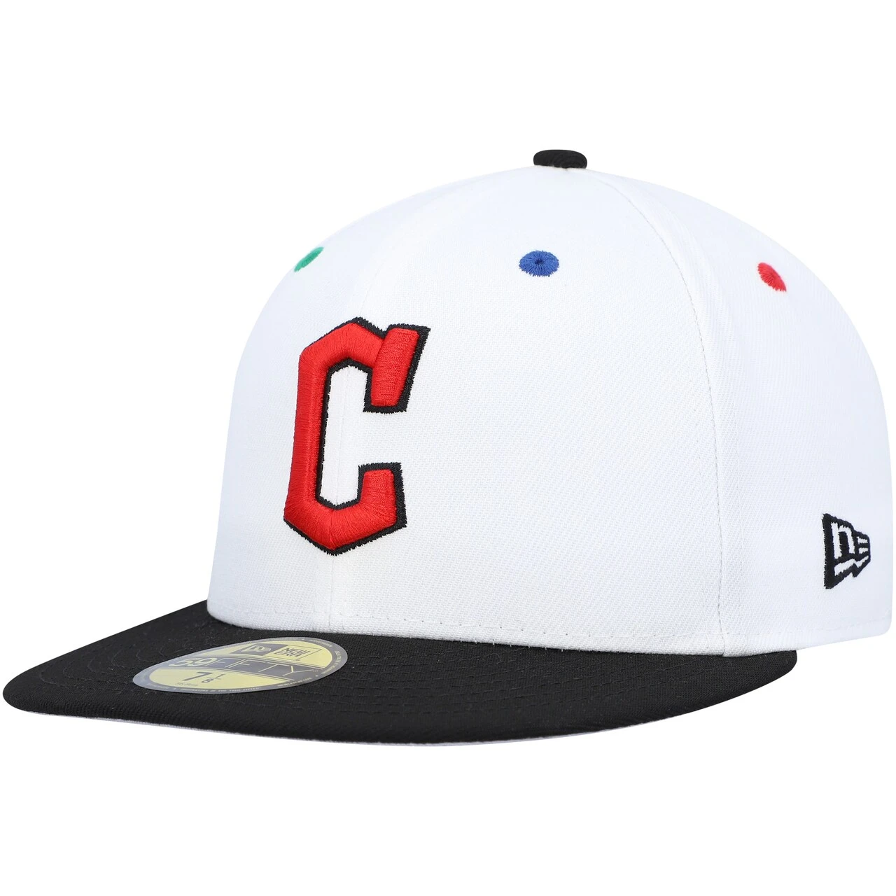 Men's Cleveland Guardians New Era White/Black 2019 MLB All-Star Game Primary Eye 59FIFTY Fitted Hat - Image 3