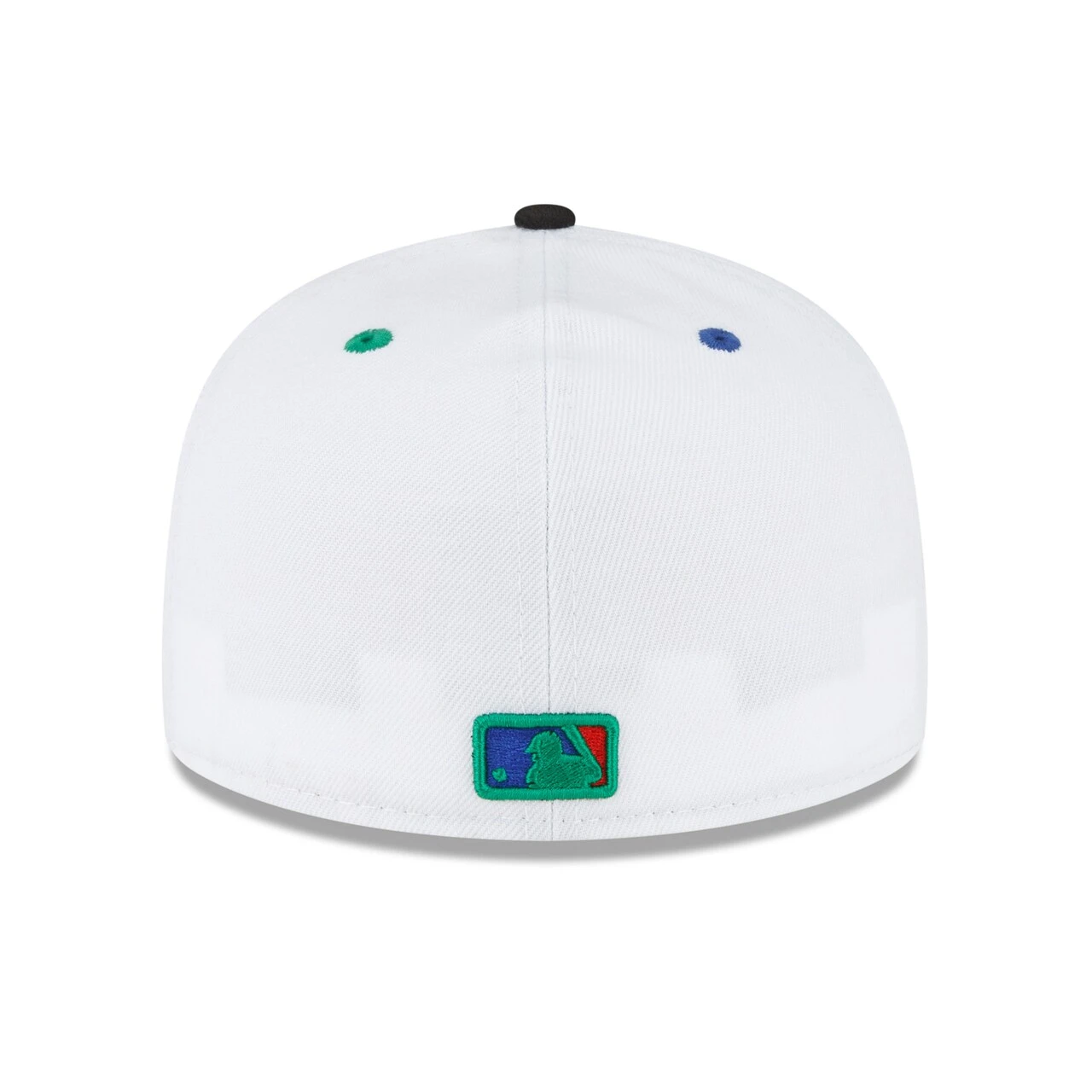 Men's Florida Marlins New Era White/Black 2003 World Series Champions Primary Eye 59FIFTY Fitted Hat - Image 4