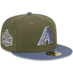 Men's Arizona Diamondbacks New Era Olive/Blue 59FIFTY Fitted Hat