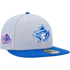 Men's Toronto Blue Jays New Era Gray/Blue Dolphin 59FIFTY Fitted Hat