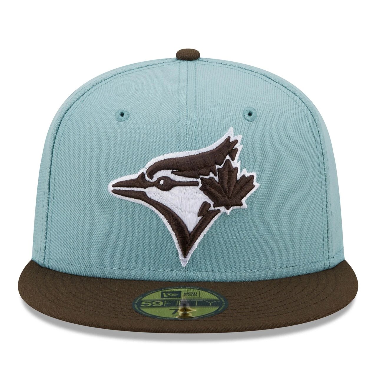 Men's Toronto Blue Jays New Era Light Blue/Brown 40th Anniversary Beach Kiss 59FIFTY Fitted Hat - Image 2