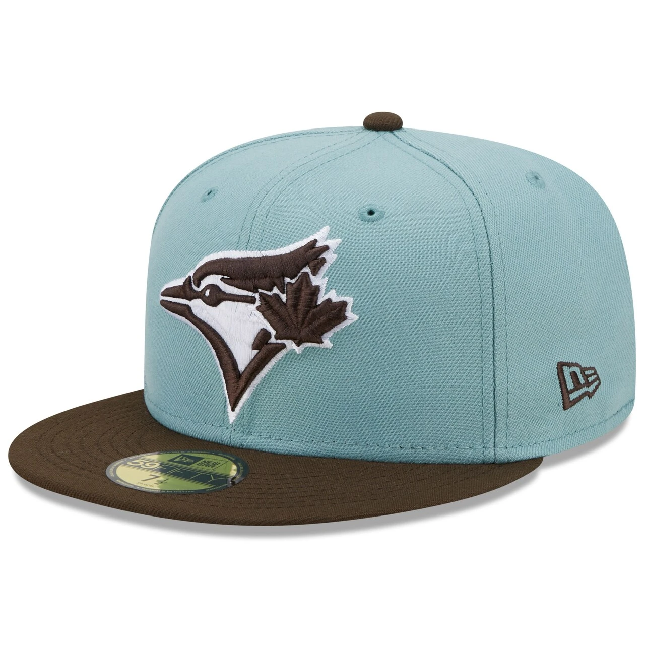 Men's Toronto Blue Jays New Era Light Blue/Brown 40th Anniversary Beach Kiss 59FIFTY Fitted Hat - Image 3