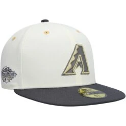 Men's Arizona Diamondbacks New Era White/Charcoal 2011 MLB All-Star Game Chrome 59FIFTY Fitted Hat