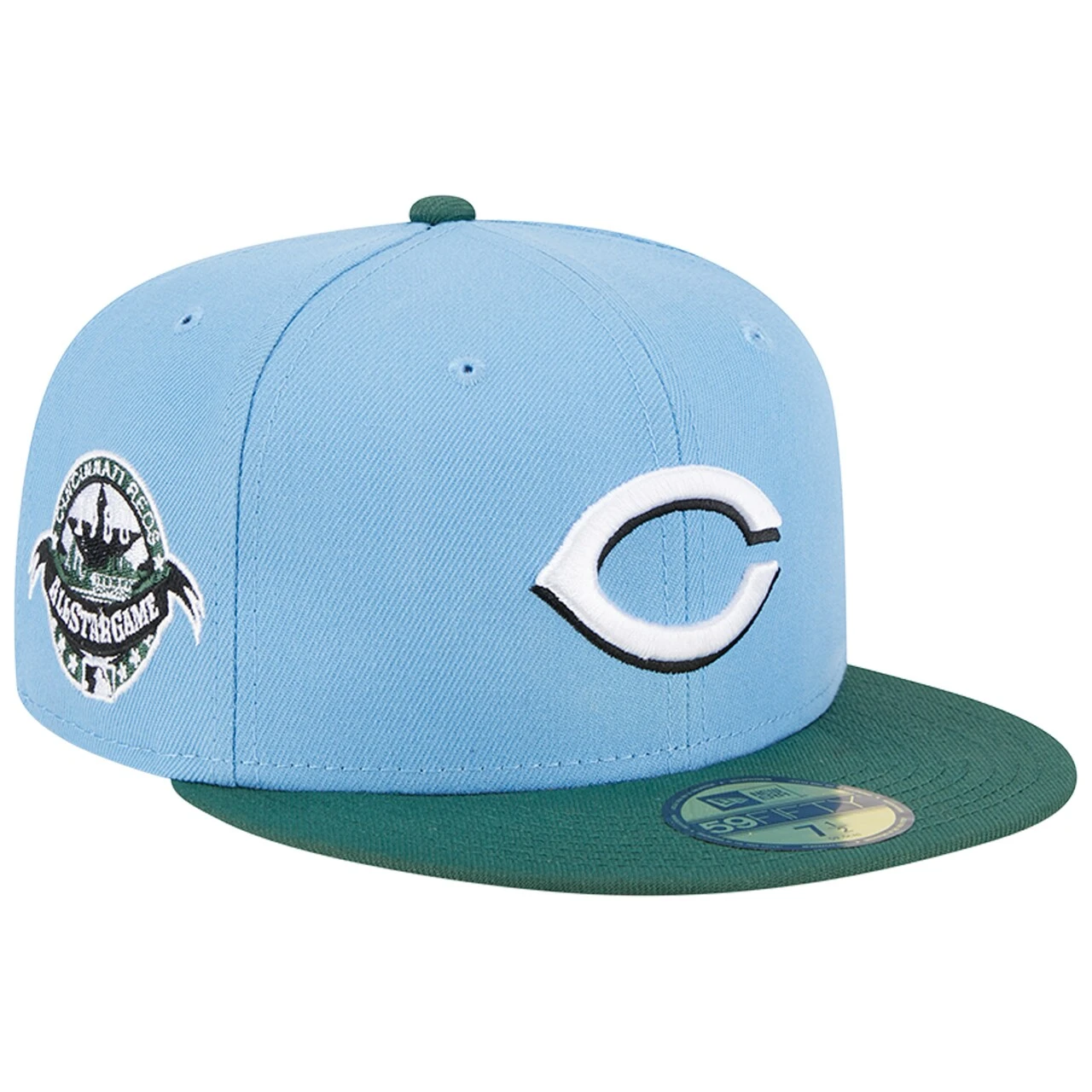 Men's Cincinnati Reds New Era Sky Blue/Cilantro 1988 MLB All-Star Game 59FIFTY Fitted Hat