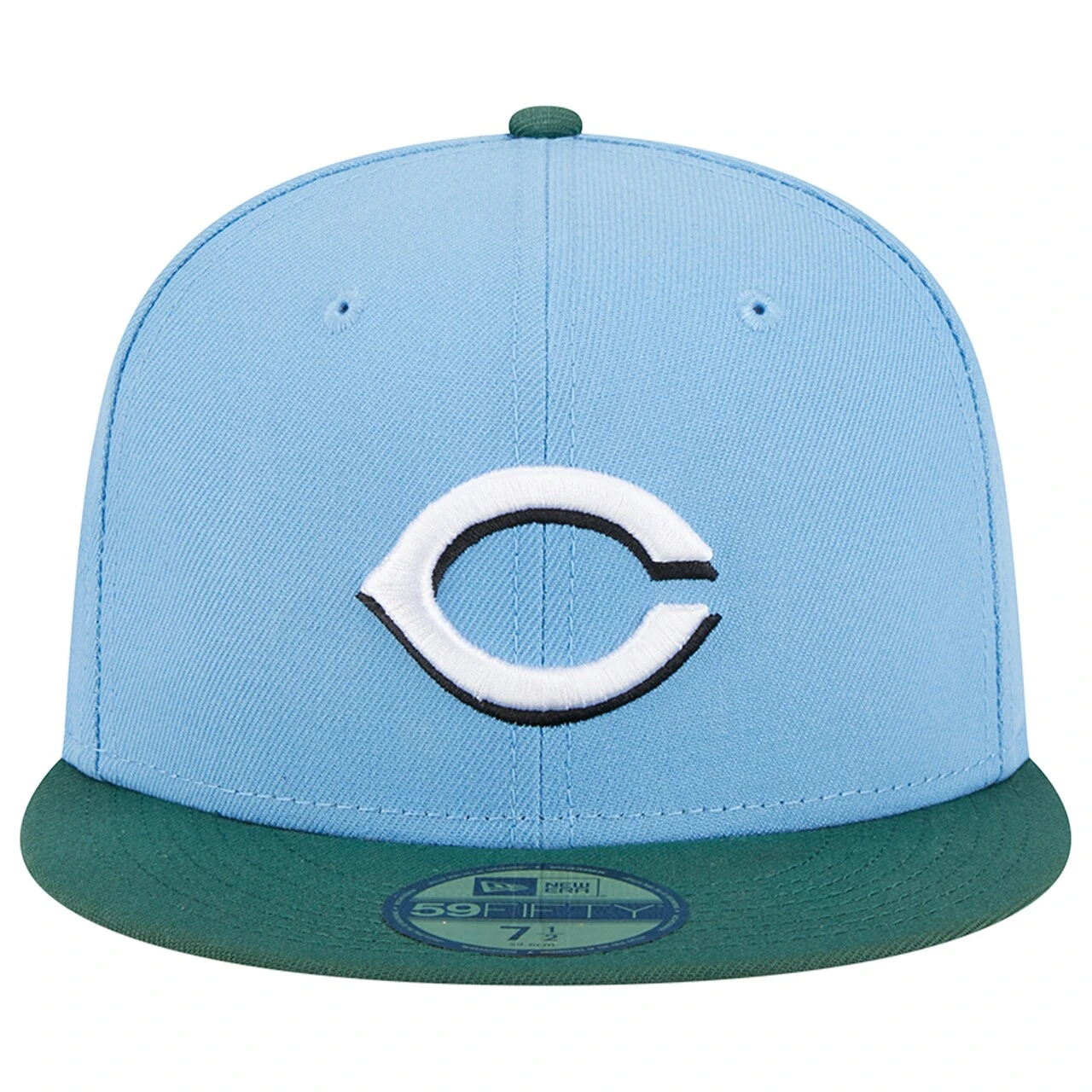 Men's Cincinnati Reds New Era Sky Blue/Cilantro 1988 MLB All-Star Game 59FIFTY Fitted Hat - Image 2