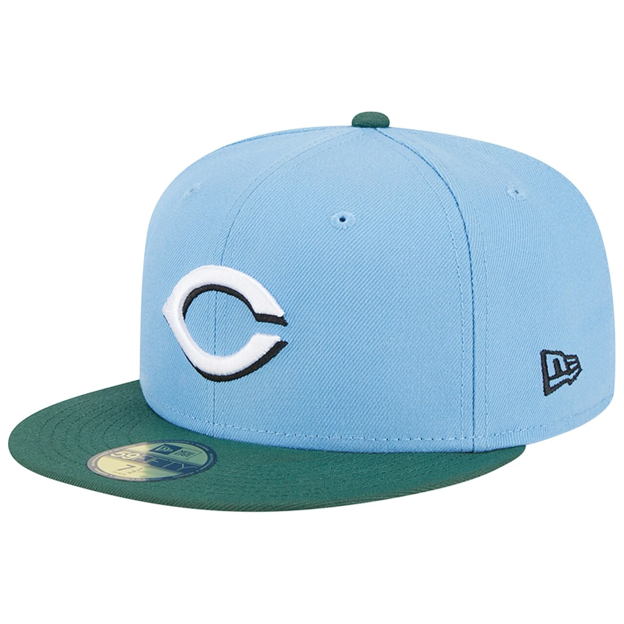 Men's Cincinnati Reds New Era Sky Blue/Cilantro 1988 MLB All-Star Game 59FIFTY Fitted Hat - Image 3