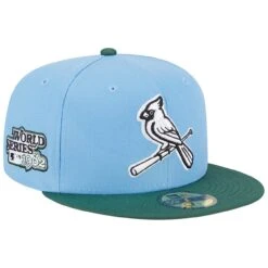 Men's St. Louis Cardinals New Era Sky Blue/Cilantro 1982 World Series 59FIFTY Fitted Hat