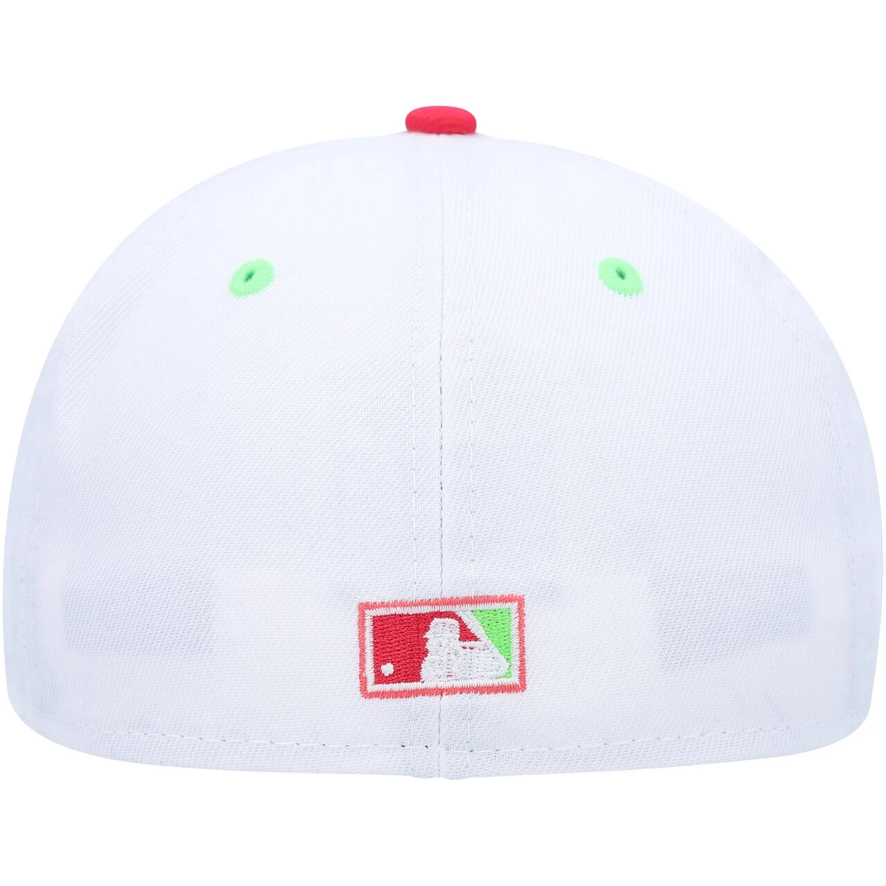 Men's Arizona Diamondbacks New Era White/Coral 1998 Inaugural Season Strawberry Lolli 59FIFTY Fitted Hat - Image 4