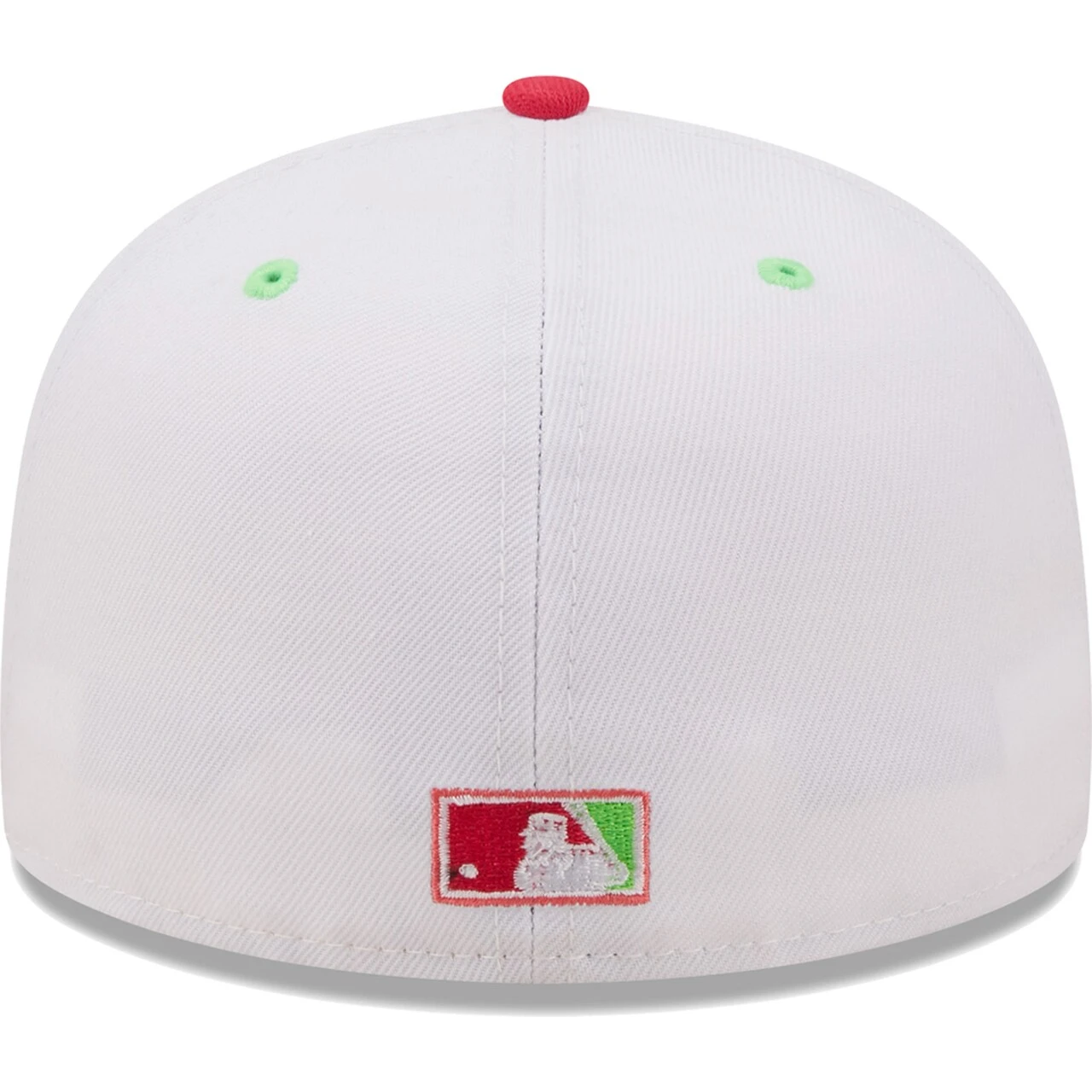 Men's Cincinnati Reds New Era White/Coral 1990 World Series Strawberry Lolli 59FIFTY Fitted Hat - Image 4