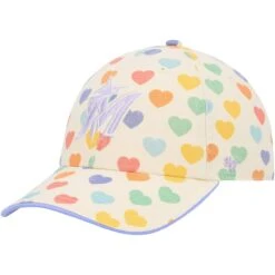 Girls Youth Miami Marlins '47 White Delight Clean Up Adjustable Hat