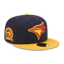 Men's Toronto Blue Jays New Era Navy/Gold Primary Logo 59FIFTY Fitted Hat