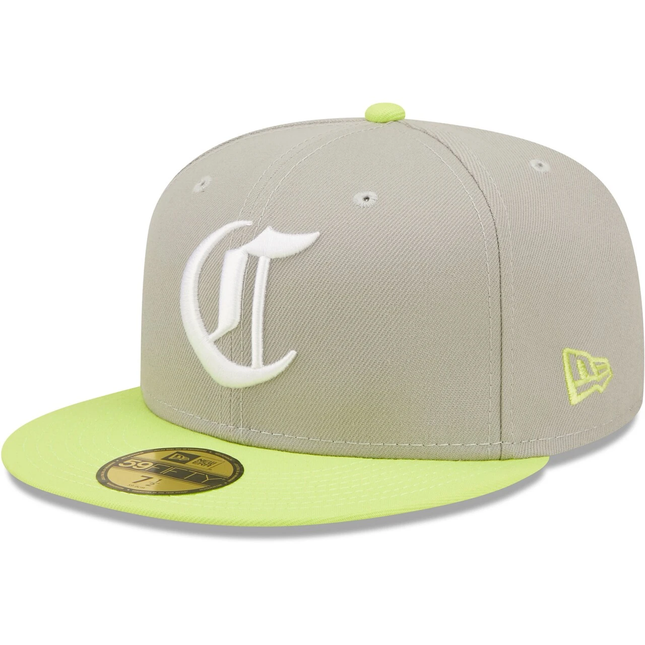 Men's Cincinnati Reds New Era Gray/Green 150th Anniversary Cyber 59FIFTY Fitted Hat - Image 3