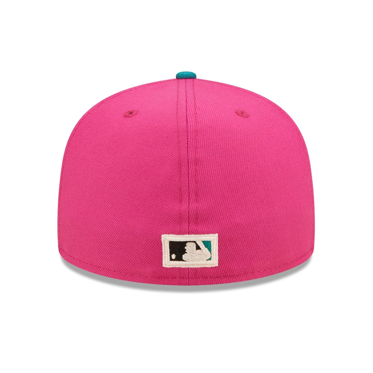 Men's Cincinnati Reds New Era Pink/Green Cooperstown Collection Riverfront Stadium Passion Forest 59FIFTY Fitted Hat - Image 4