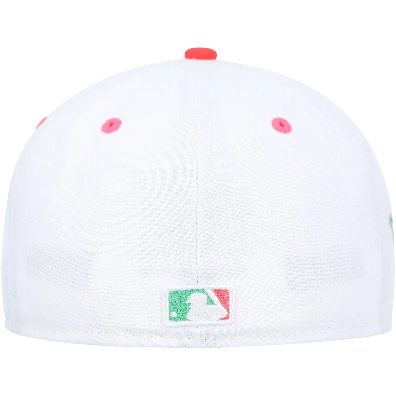 Men's Cleveland Guardians New Era White/Green Watermelon Lolli 59FIFTY Fitted Hat - Image 4