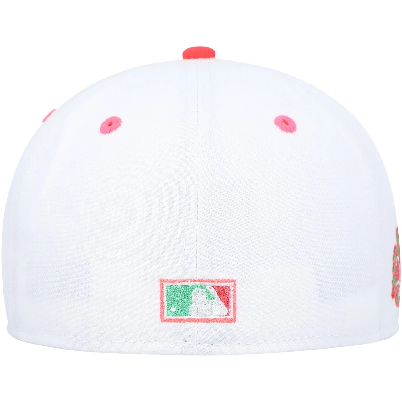 Men's St. Louis Cardinals New Era White/Green 2011 World Series Watermelon Lolli 59FIFTY Fitted Hat - Image 4