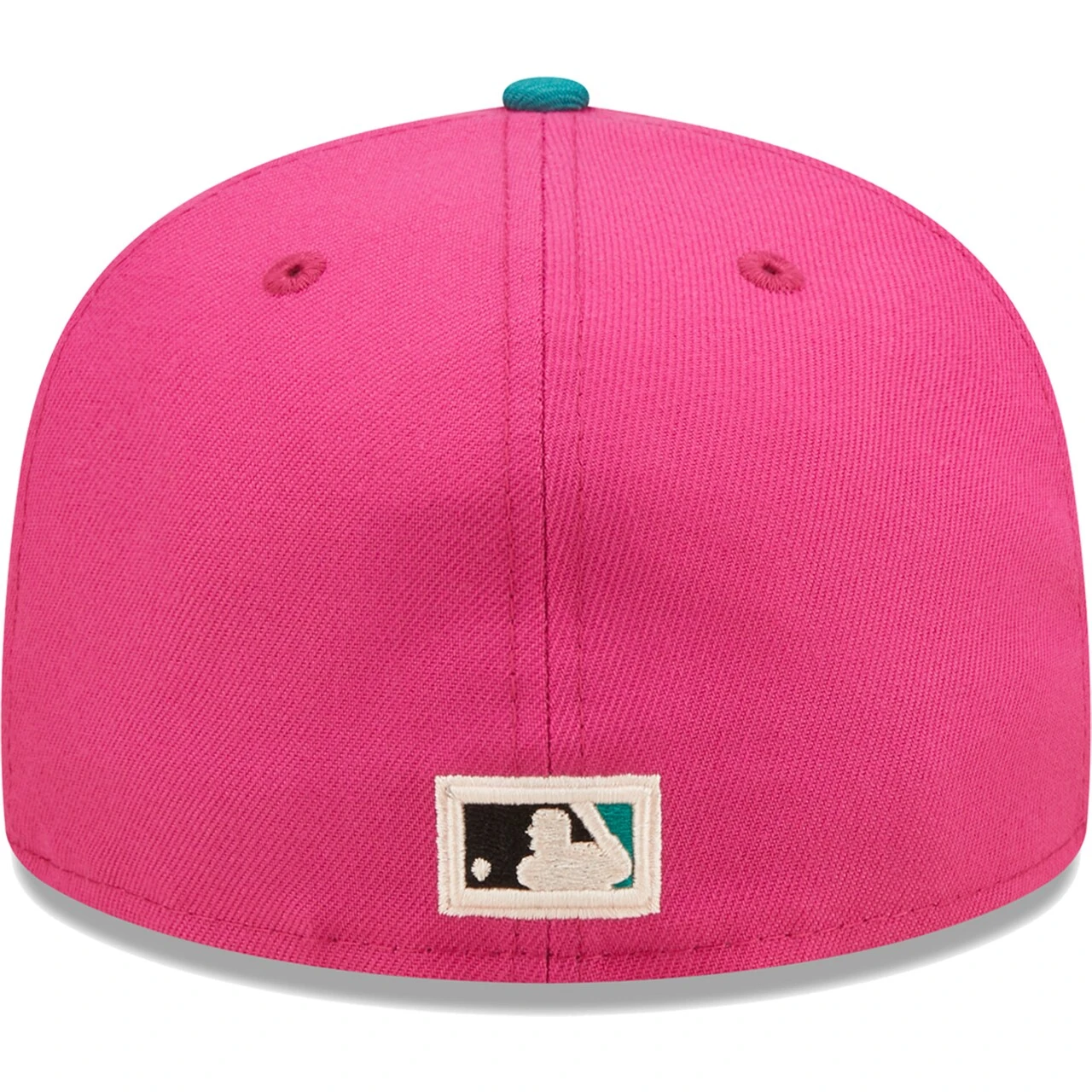 Men's Toronto Blue Jays New Era Pink/Green Cooperstown Collection 25th Anniversary Passion Forest 59FIFTY Fitted Hat - Image 4
