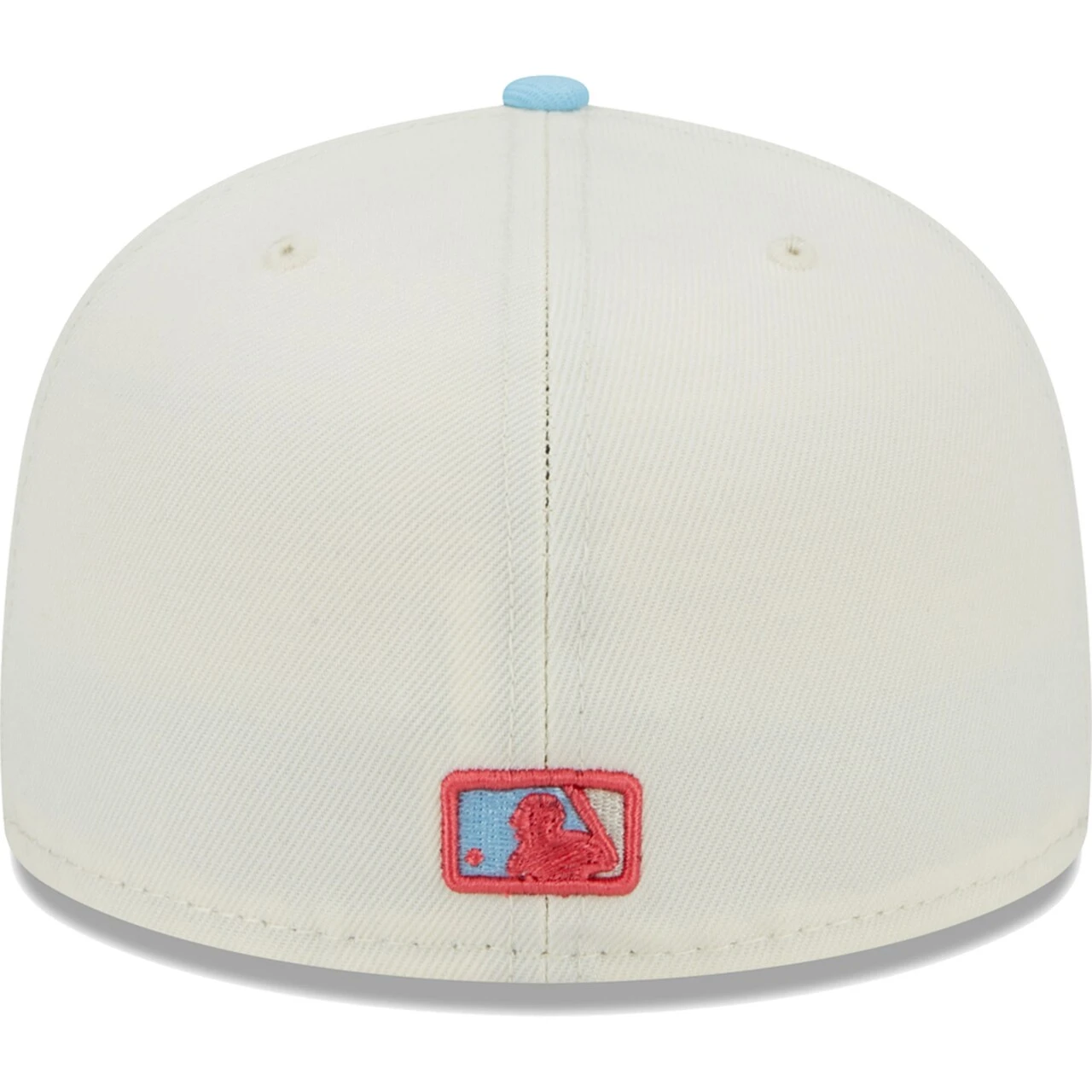 Men's Miami Marlins New Era Cream/Light Blue Spring Color Two-Tone 59FIFTY Fitted Hat - Image 4