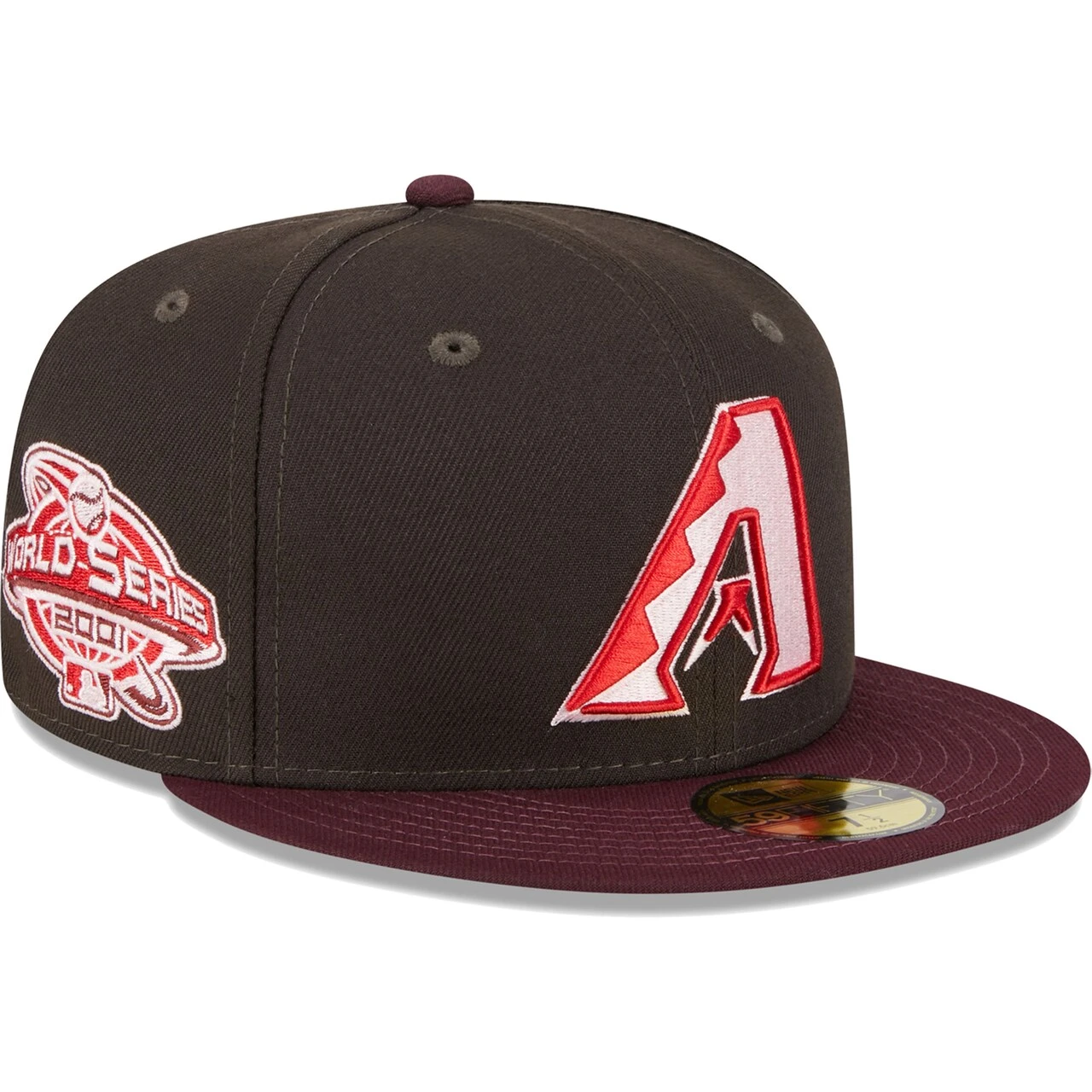 Men's Arizona Diamondbacks New Era Brown/Maroon Chocolate Strawberry 59FIFTY Fitted Hat