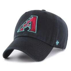 Men's Arizona Diamondbacks '47 Black Alternate Clean Up Adjustable Hat
