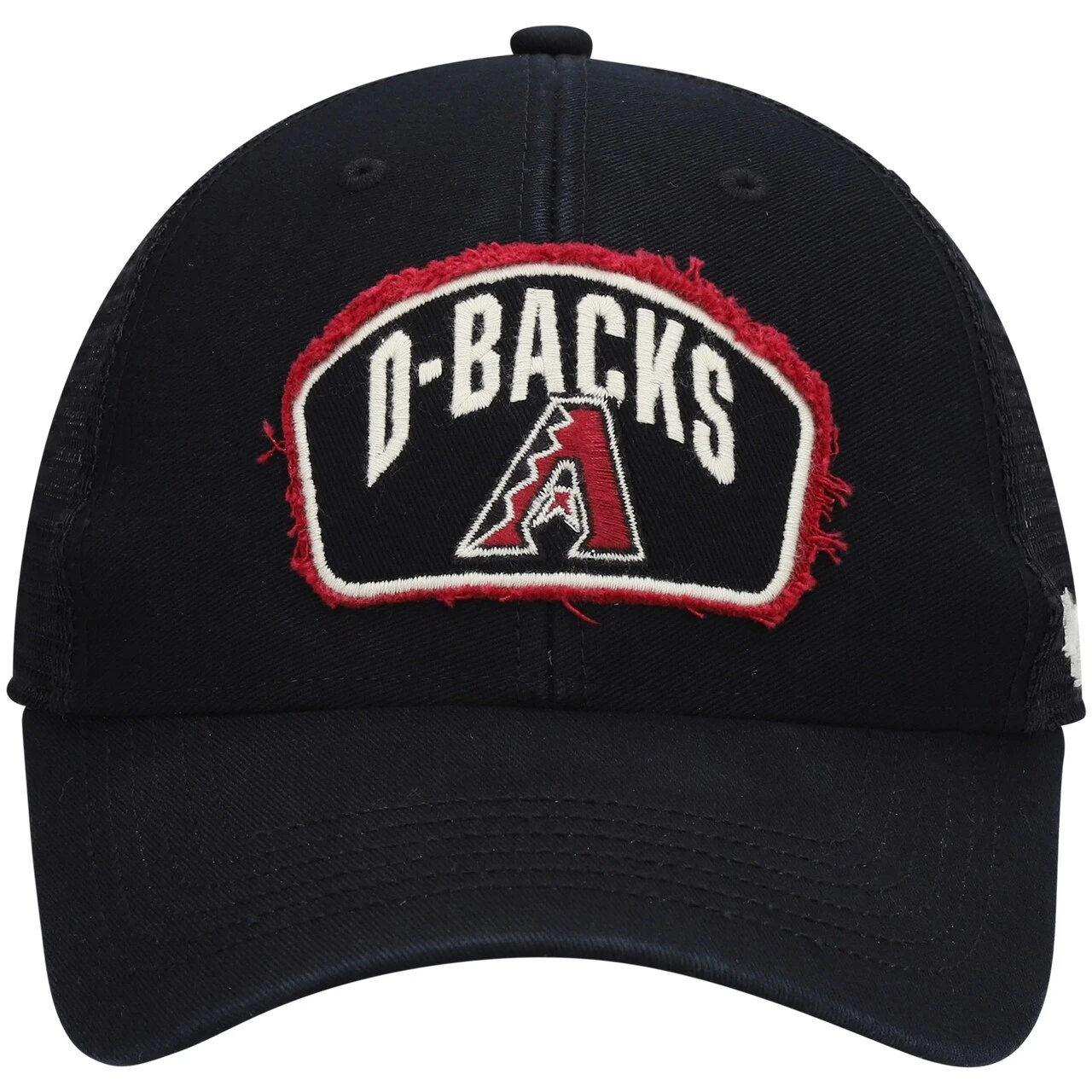 Men's Arizona Diamondbacks '47 Black Cledus MVP Trucker Snapback Hat - Image 2