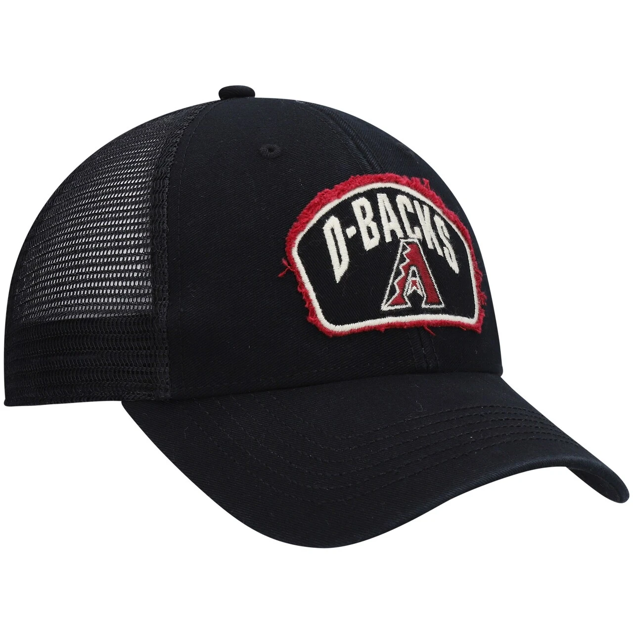 Men's Arizona Diamondbacks '47 Black Cledus MVP Trucker Snapback Hat - Image 3