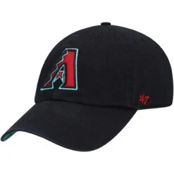 Men's Arizona Diamondbacks '47 Black Team Franchise Fitted Hat