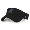 Men's Miami Marlins '47 Black Clean Up Logo Visor