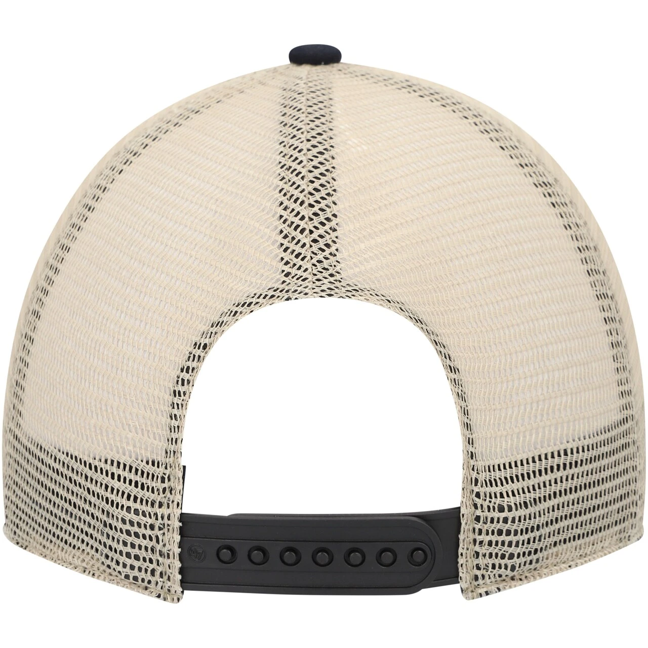 Men's Miami Marlins '47 Black Four Stroke Clean Up Trucker Snapback Hat - Image 4