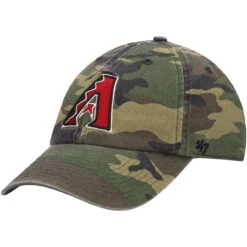 Men's Arizona Diamondbacks '47 Camo Team Clean Up Adjustable Hat