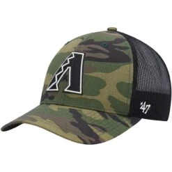 Men's Arizona Diamondbacks '47 Camo Trucker Snapback Hat