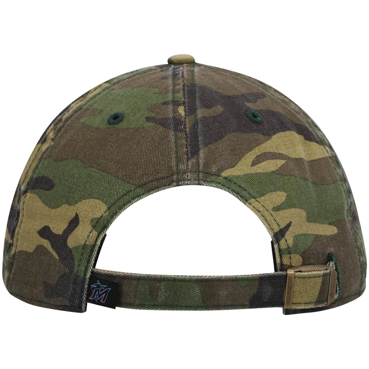 Men's Miami Marlins '47 Camo Team Clean Up Adjustable Hat - Image 4