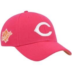 Men's Cincinnati Reds '47 Magenta 1990 World Series Mango Undervisor MVP Snapback Hat