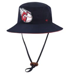 Men's Cleveland Guardians '47 Navy Panama Pail Bucket Hat