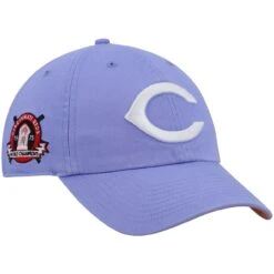 Men's Cincinnati Reds '47 Purple 1975 World Champions Double Under Clean Up Adjustable Hat