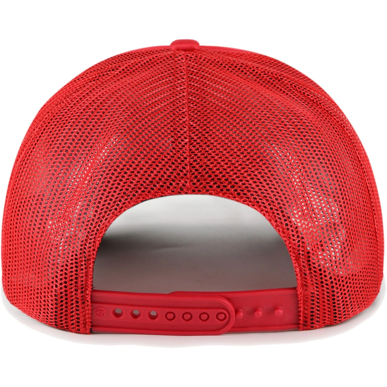 Men's Cincinnati Reds '47 Red Backhaul Foam Trucker Snapback Hat - Image 3