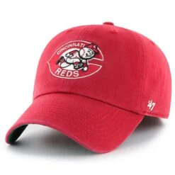 Men's Cincinnati Reds '47 Red Cooperstown Collection Franchise Logo Fitted Hat