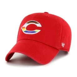 Men's Cincinnati Reds '47 Red Team Pride Clean Up Adjustable Hat