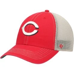 Men's Cincinnati Reds '47 Red Trawler Clean Up Trucker Snapback Hat