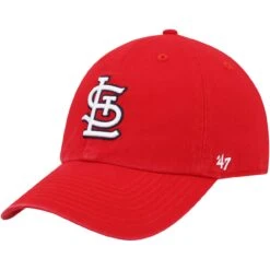 Men's St. Louis Cardinals '47 Red Clean Up Adjustable Hat