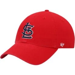 Men's St. Louis Cardinals '47 Red Game Clean Up Adjustable Hat