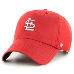 Men's St. Louis Cardinals '47 Red Oxford Tech Clean Up Adjustable Hat