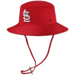 Men's St. Louis Cardinals '47 Red Panama Pail Bucket Hat
