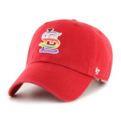 Men's St. Louis Cardinals '47 Red Team Pride Clean Up Adjustable Hat