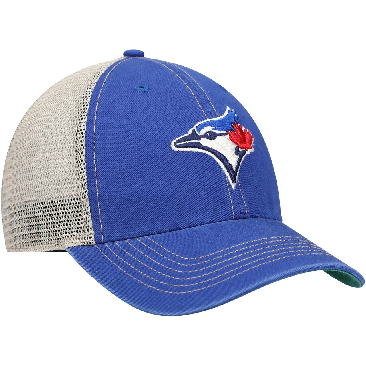 Men's Toronto Blue Jays '47 Royal Trawler Clean Up Trucker Snapback Hat - Image 3